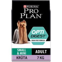 Purina Pro Plan Adult small&mini OPTIDIGEST Grain Free hrana za pse, puretina, 7 kg