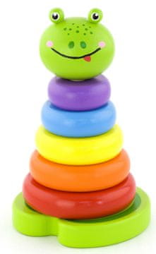 Viga drvena piramida, žaba