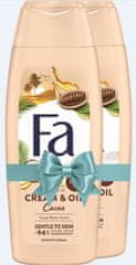 Fa gel za tuširanje Cream & Oil Cacao, 2 x 250 ml