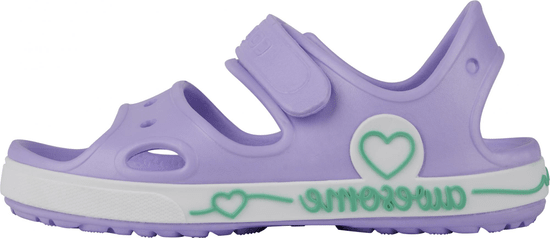 Coqui sandale za djevojčice Yogi Lt. lila/White 8861-406-0232