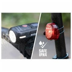 Sigma Aura 45 USB + Nugget II prednje i stražnje svjetlo za bicikl, crno