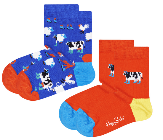 Happy Socks Kids Farmlife Socks dječje čarape, 2 para