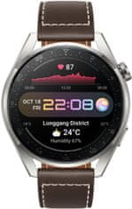Huawei Watch 3 Pro pametni sat, srebrno-smeđi