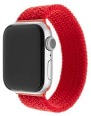 FIXED Nylon Strap remen za Apple Watch 38/40 mm, veličine S, najlonski, crveni (FIXENST-436-L-RD)