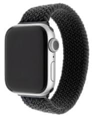 FIXED Nylon Strap remen za Apple Watch 38/40 mm, veličina S, najlonski, crn (FIXENST-436-S-BK)