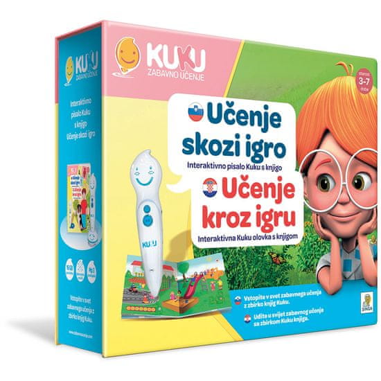 KUKU Kuku Zabavno učenje interaktivna olovka Kuku s knjigom, Učenje kroz igru