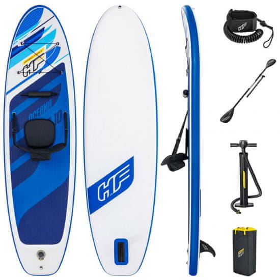 Bestway Paddle Board Oceana sup s dodatnim sjedalom, 3,05 x 0,84 x 0,12 m