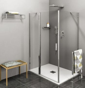 POLYSAN ZOOM pravokutna tuš kabina 900x800mm, L/D varijanta