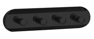 AQUALINE AQUALINE SAMBA Četverostruki Kuka, Crna Slitina, Montaža Bušenjem