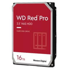 Western Digital Red Pro tvrdi disk, 16 TB, SATA 3, 3,5, 7200 o/min, 512 MB (WD161KFGX)