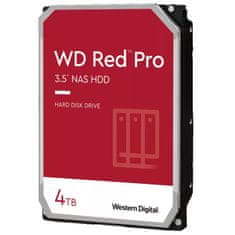 Western Digital Red Pro tvrdi disk, 4 TB, SATA 3, 3,5, 7200 o/min, 256 MB (WD4003FFBX)
