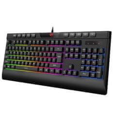 Havit Gamenote KB487L RGB gaming tipkovnica, crno