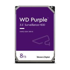 Western Digital Purple tvrdi disk, 8 TB, SATA3, 5640 rpm, 128 MB