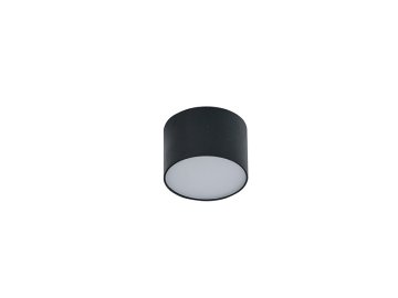 AZZARDO LED Stropna i zidna svjetiljka Monza R 8 črna 4000 K AZ2254, 5 W, crna