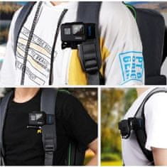 Puluz Backpack Mount Clip držač za sportske kamere crno