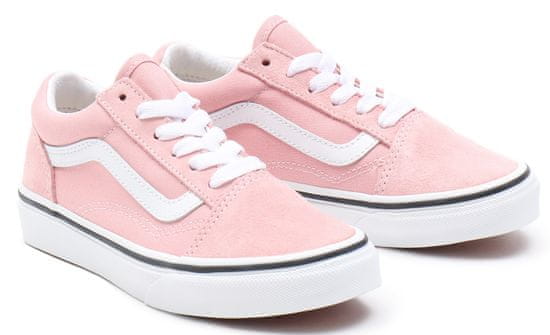 True white pink fur vans hot sale