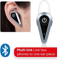 In Tech 9057 Bluetooth slušalica, crno-siva