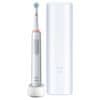 Oral-B Pro 3 - 3500 električna četkica za zube, Braun dizajn, bijela 