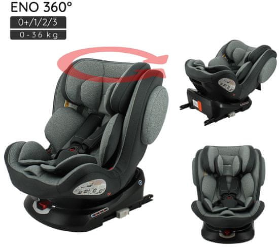 Nania Eno 360° (0–36 Kg) 2021 Grey autosjedalica