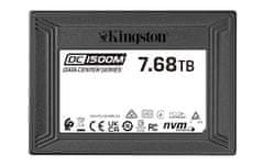 Kingston DC1500M U.2 Enterprise SSD disk, 7,68 TB, 3100/2700MB/s, PCIe NVMe Gen3 x4, 3D TLC (SEDC1500M/7680G)