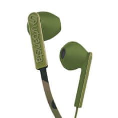 Urbanista San Francisco žičane slušalice s mikrofonom, vojno zelene