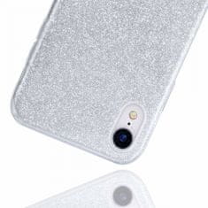 Bling maskica za Xiaomi Mi 9T/Poco M3, silikonska, sa šljokicama, srebrna