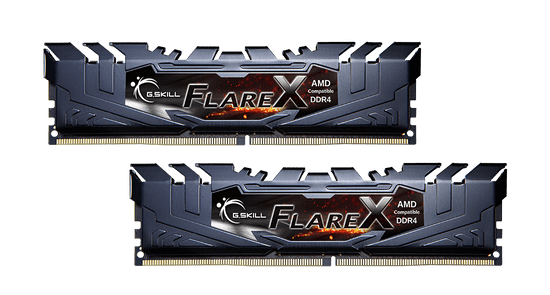 G.Skill Flare X memorija, 16 GB Kit (2x 8 GB), DDR4, 3200 MHz, CL16, 1,35V, XMP 2.0 (F4-3200C16D-16GFX)