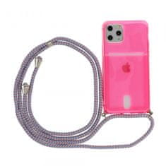 Summer maskica s vezicom za iPhone 12 Mini, pink