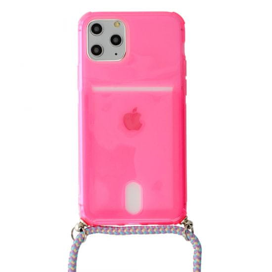 Summer maskica s vezicom za iPhone 12 Mini, pink