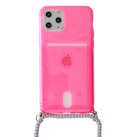 Summer maskica s vezicom za iPhone 12/12 Pro, pink