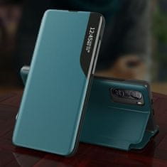 MG Eco Leather View preklopna maska za Xiaomi Redmi K40 / Poco F3, naranča