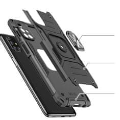 MG Ring Armor maska za Samsung Galaxy M31s, ružičasta