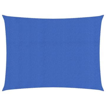 Vidaxl Jedro za zaštitu od sunca 160 g/m² plavo 2,5 x 3,5 m HDPE