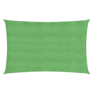 Vidaxl Jedro za zaštitu od sunca 160 g/m² svjetlozeleno 2 x 4,5 m HDPE