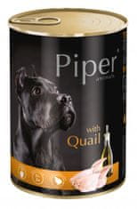 Piper Dolina Noteci mokra hrana za pse, prepelice, 24 x 400 g