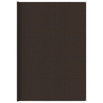 Vidaxl Tepih za šator 400 x 500 cm smeđi