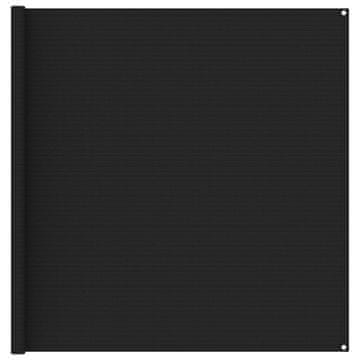 Vidaxl Prostirka za šator 200 x 200 cm Crna