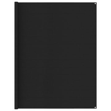 Vidaxl Tepih za šator 250 x 450 cm crni