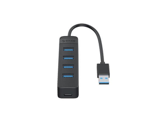 Orico USB hub, 4 ulaza, USB 3.0, 0,15 m, crna (TWC3-4A)