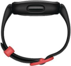 Fitbit Ace 3 tracker aktivnosti, crno-crveni