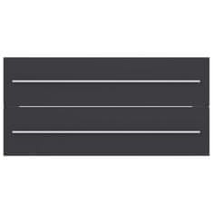 Vidaxl 2-dijelni set kupaonskog namještaja sivi od konstruiranog drva