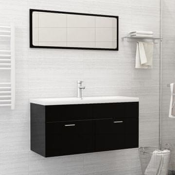 Vidaxl Ugradbeni umivaonik s slavinom, 101x39x18 cm, keramika, bijela