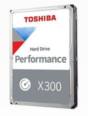 TOSHIBA X300 tvrdi disk, 8 TB, 256 MB, 7200 RPM, SATA 6Gb/s, 8,89 cm (3.5)