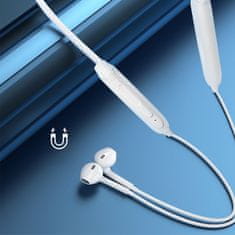 DUDAO Magnetic Suction bežične slušalice, bijela