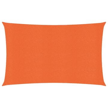 Vidaxl Jedro za zaštitu od sunca 160 g/m² narančasto 2 x 4,5 m HDPE