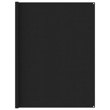 Vidaxl Tepih za šator 250 x 350 cm crni