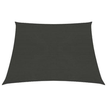 Vidaxl 311104 Sunshade Sail 160 g/m² Anthracite 3/4x3 m HDPE