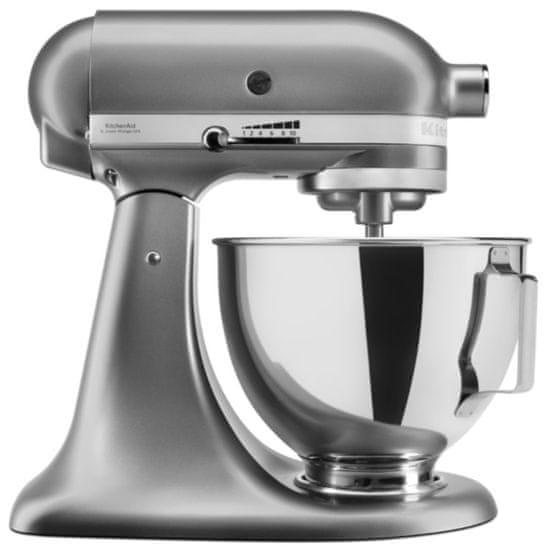 KitchenAid 5KSM95PSEMC mikser s nagibnom glavom, 4,3 l, krom