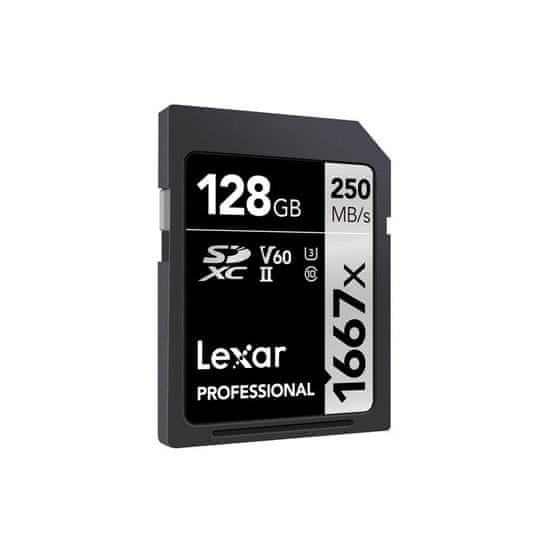 Lexar memorijska kartica SDXC 128GB UHS-II V60 (R:250/W:120MB/s)