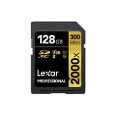 Lexar memorijska kartica SDXC 128GB UHS-II V90 (R:300/W:260MB/s)